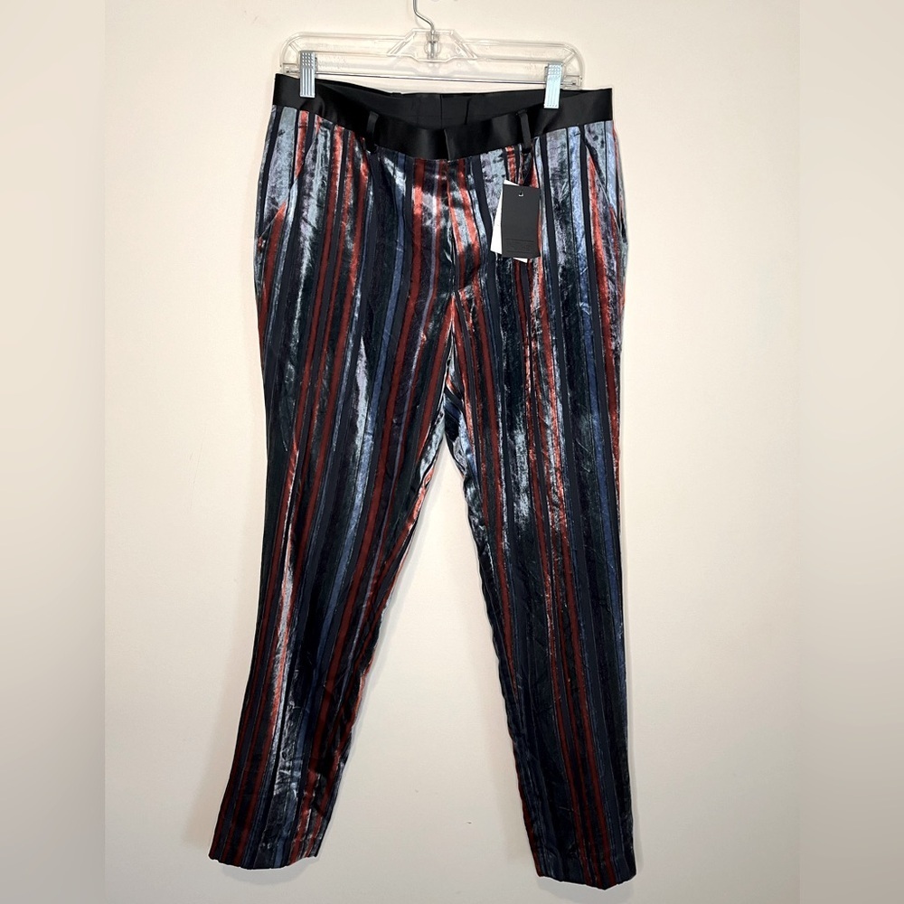 COPY - NWT ASOS Striped Velvet Pants Fits Women’s Size 10/Men’s Small